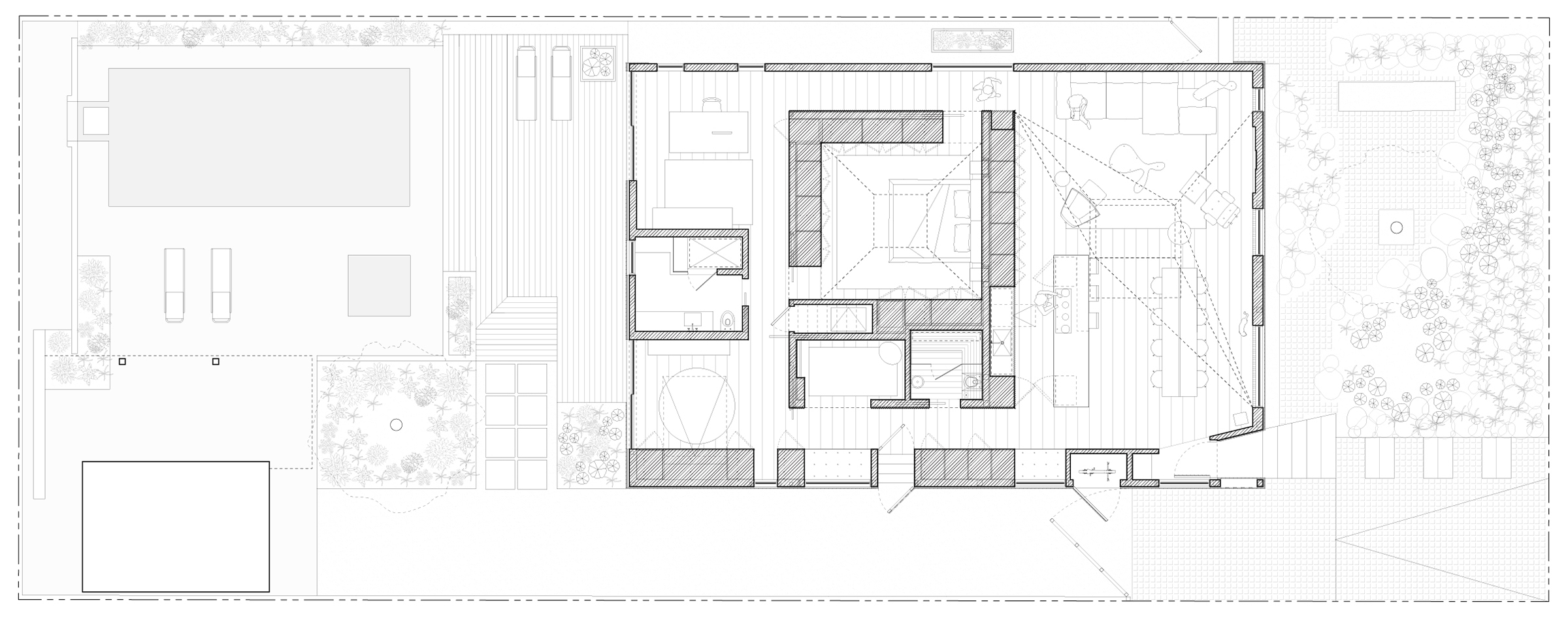 Plan drawing of the project